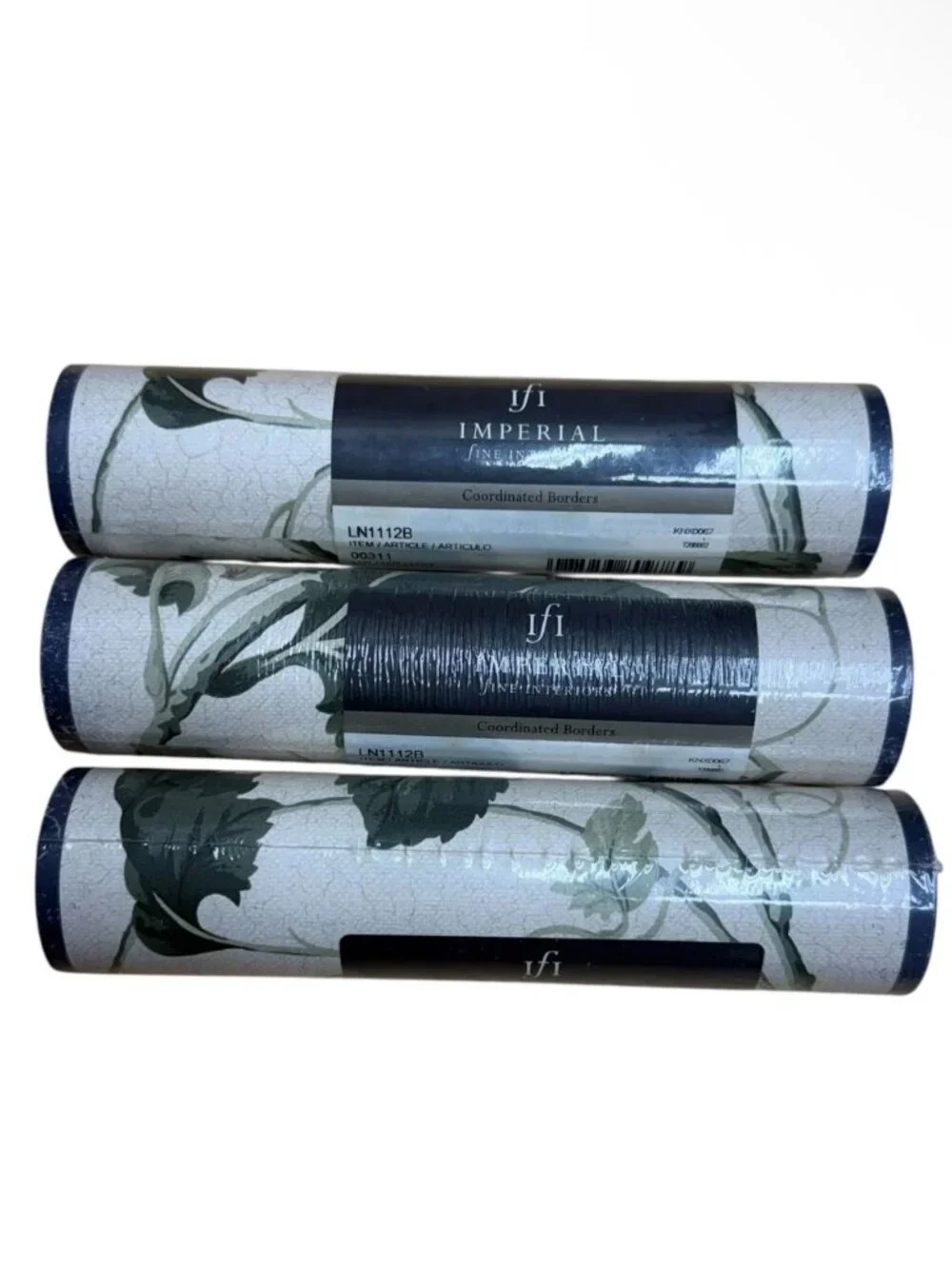 Vintage Wallpaper Border Vine Grape Berry Classic Cottage Imperial 3 Rolls NEW